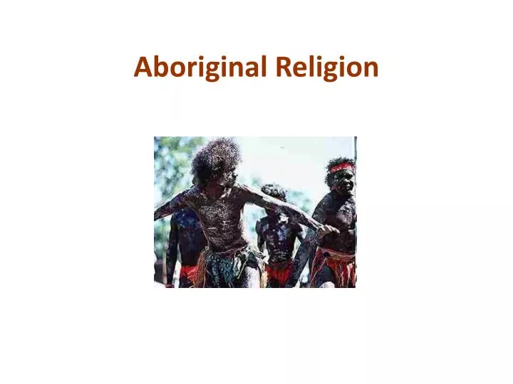 aboriginal religion
