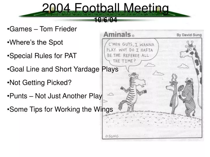 2004 football meeting 10 6 04