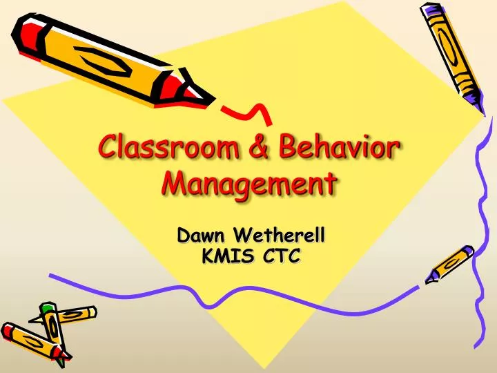 classroom behavior management