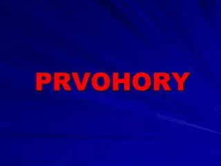 prvohory