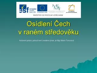 os dlen ech v ran m st edov ku