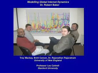 Troy Mackay, Brett Carson, Dr. Rajanathan Rajaratnam University of New England
