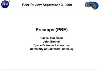 Peer Review September 3, 2009