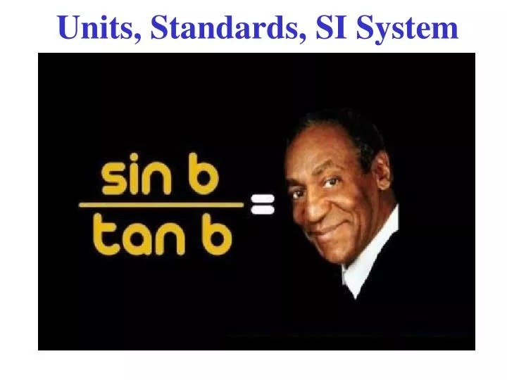units standards si system