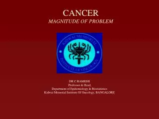 CANCER MAGNITUDE OF PROBLEM