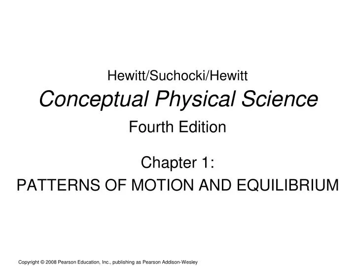 hewitt suchocki hewitt conceptual physical science fourth edition