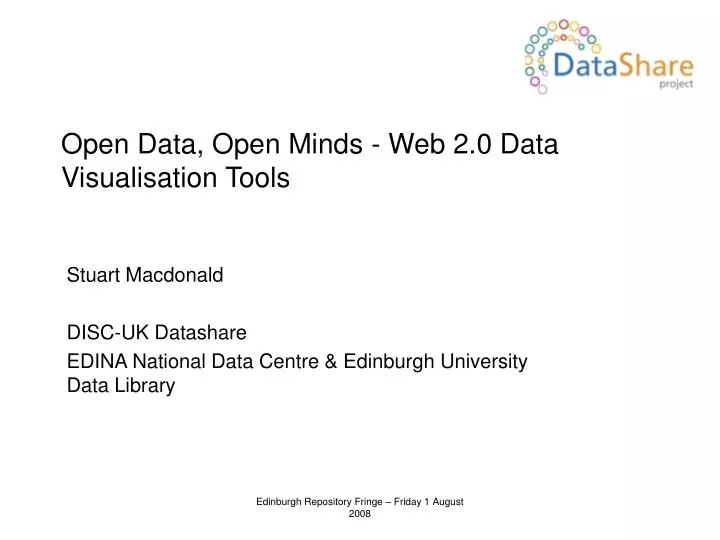 open data open minds web 2 0 data visualisation tools