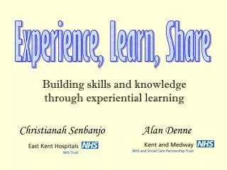 Building skills and knowledge through experiential learning