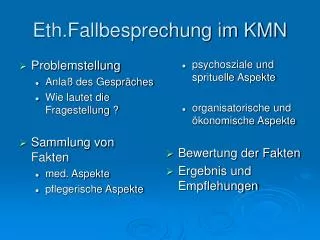 eth fallbesprechung im kmn