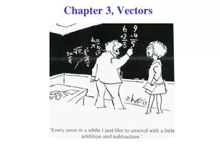 Chapter 3, Vectors