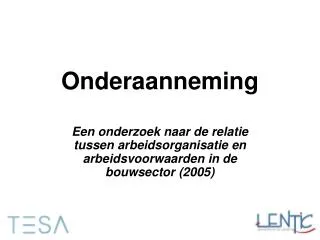 onderaanneming