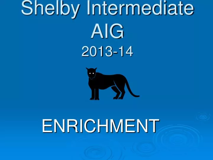 shelby intermediate aig 2013 14