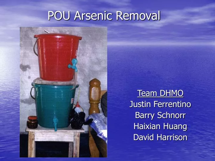pou arsenic removal