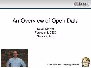 An Overview of Open Data