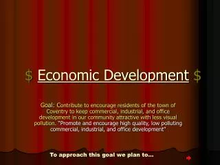 $ Economic Development $
