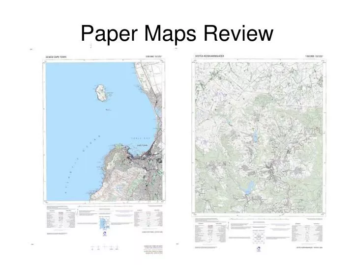paper maps review