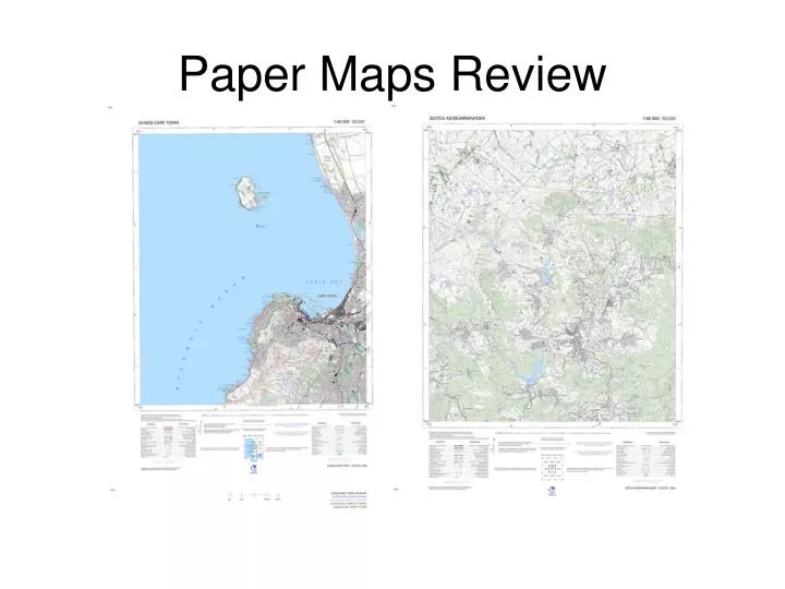 paper maps review