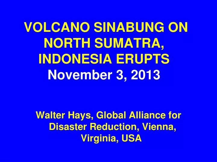 volcano sinabung on north sumatra indonesia erupts november 3 2013