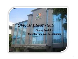 official statistics