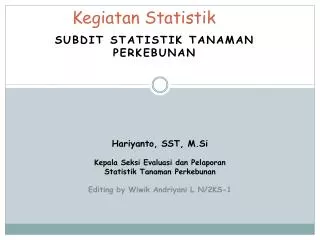 kegiatan statistik