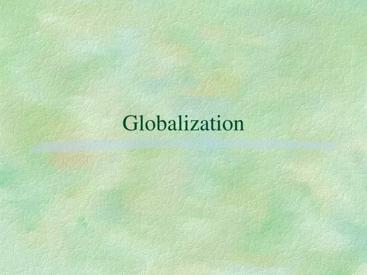 globalization