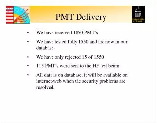 PMT Delivery