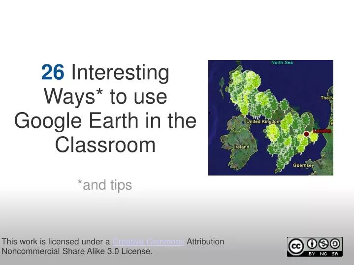 26 interesting ways to use google earth in the classroom