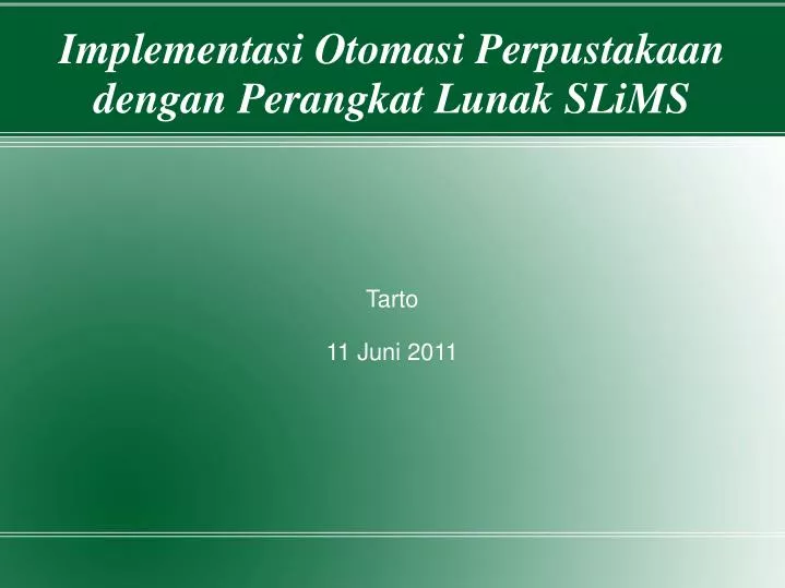 tarto 11 juni 2011