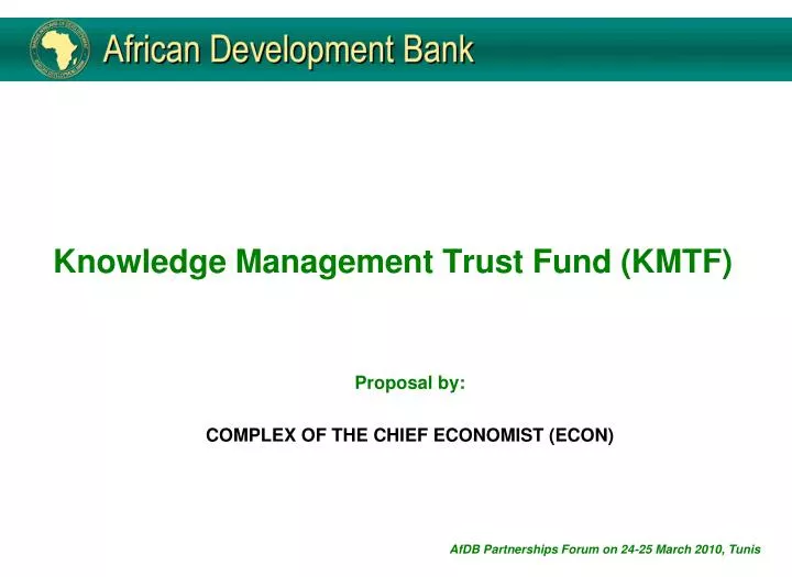knowledge management trust fund kmtf