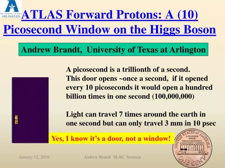 atlas forward protons a 10 picosecond window on the higgs boson