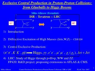Exclusive Central Production in Proton-Proton Collisions: from Glueballs to Higgs Bosons