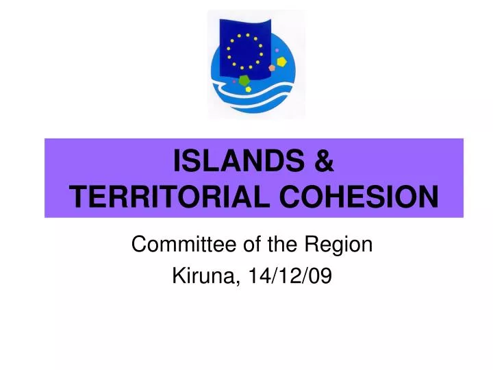 islands territorial cohesion