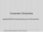 Corporate Citizenship - slide 1