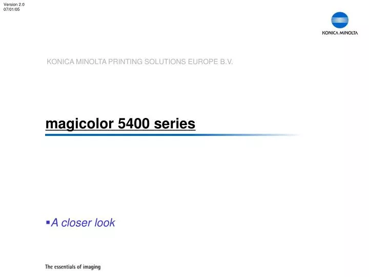magicolor 5400 series