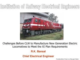 Institution of Railway Electrical Engineers