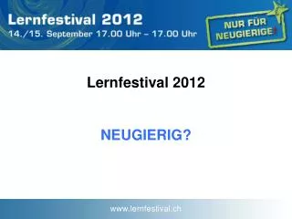 lernfestival 2012 neugierig