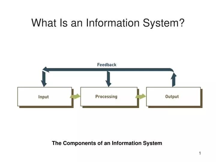 what is an information system
