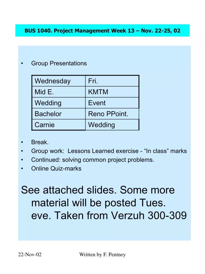 bus 1040 project management week 13 nov 22 25 02