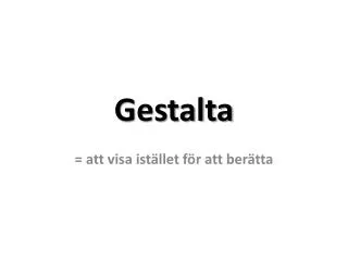 gestalta