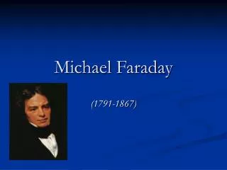 michael faraday