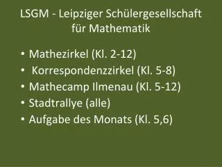 lsgm leipziger sch lergesellschaft f r mathematik