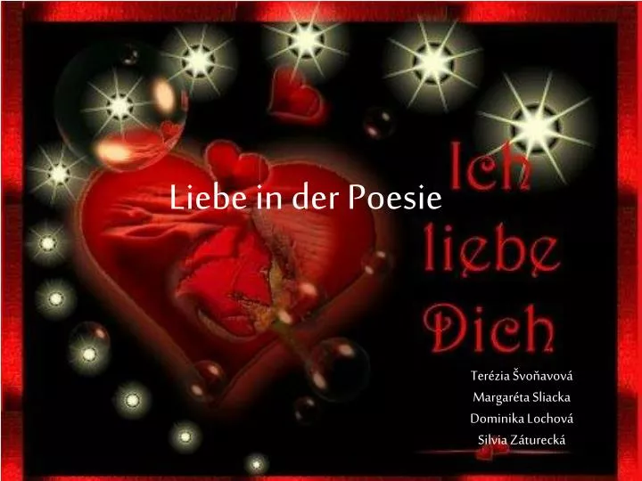 liebe in der poesie