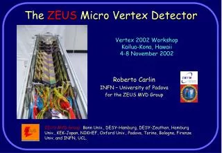 The ZEUS Micro Vertex Detector