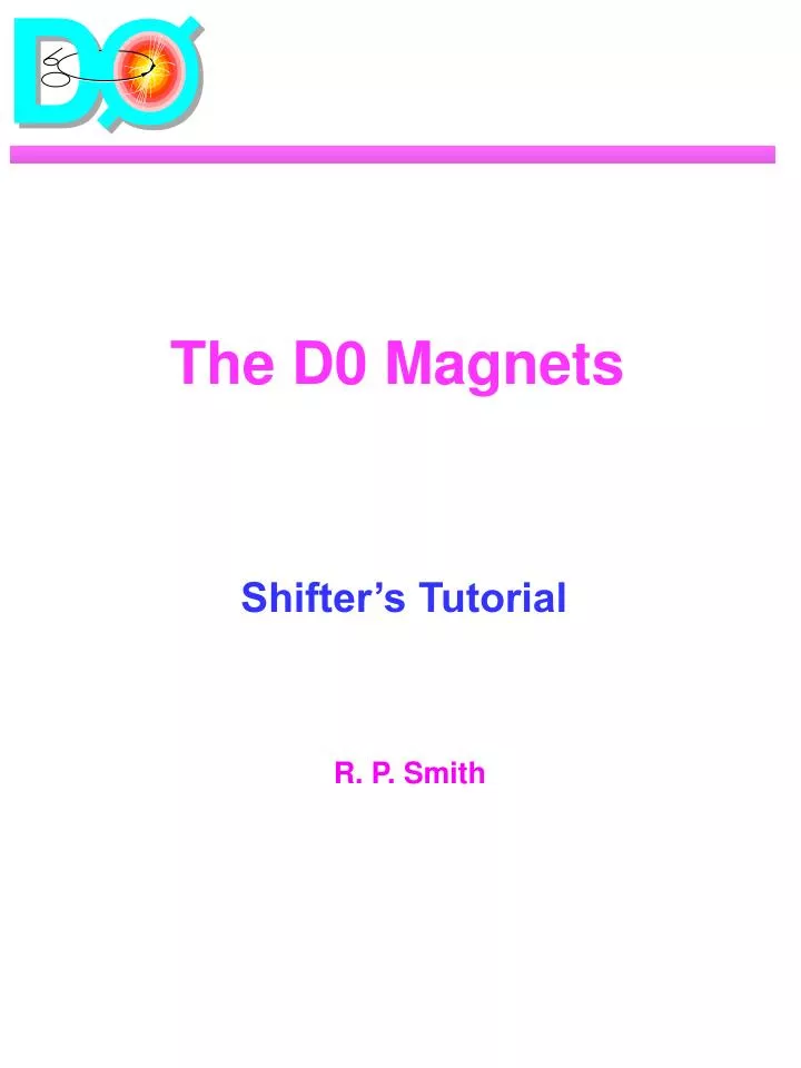 the d0 magnets