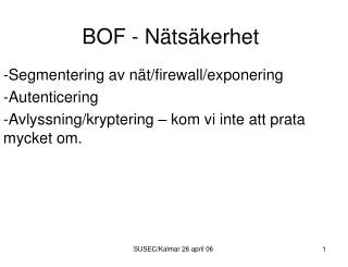 bof n ts kerhet