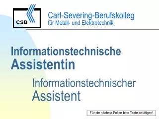 informationstechnische assistentin