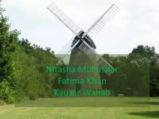 Nitasha Mubashar Fatima Khan Kausar Wahab