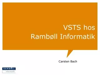 vsts hos ramb ll informatik