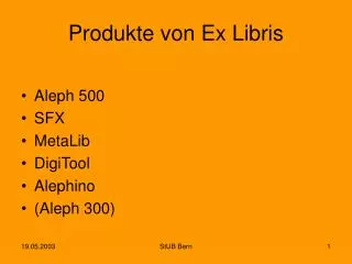 produkte von ex libris