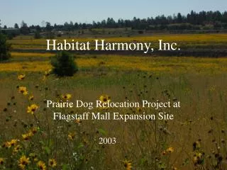 Habitat Harmony, Inc.